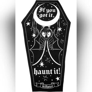 Killstar coffin towel